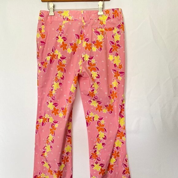 Pink Floral Capris - Picture 1 of 12